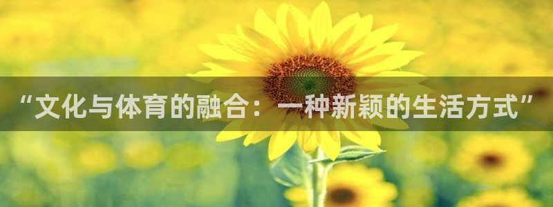 “文化与体育的融合：一种新颖的生活方式”