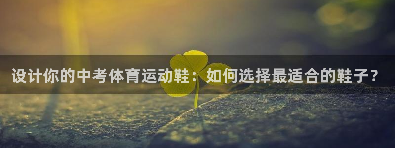 设计你的中考体育运动鞋：如何选择最适合的鞋子？